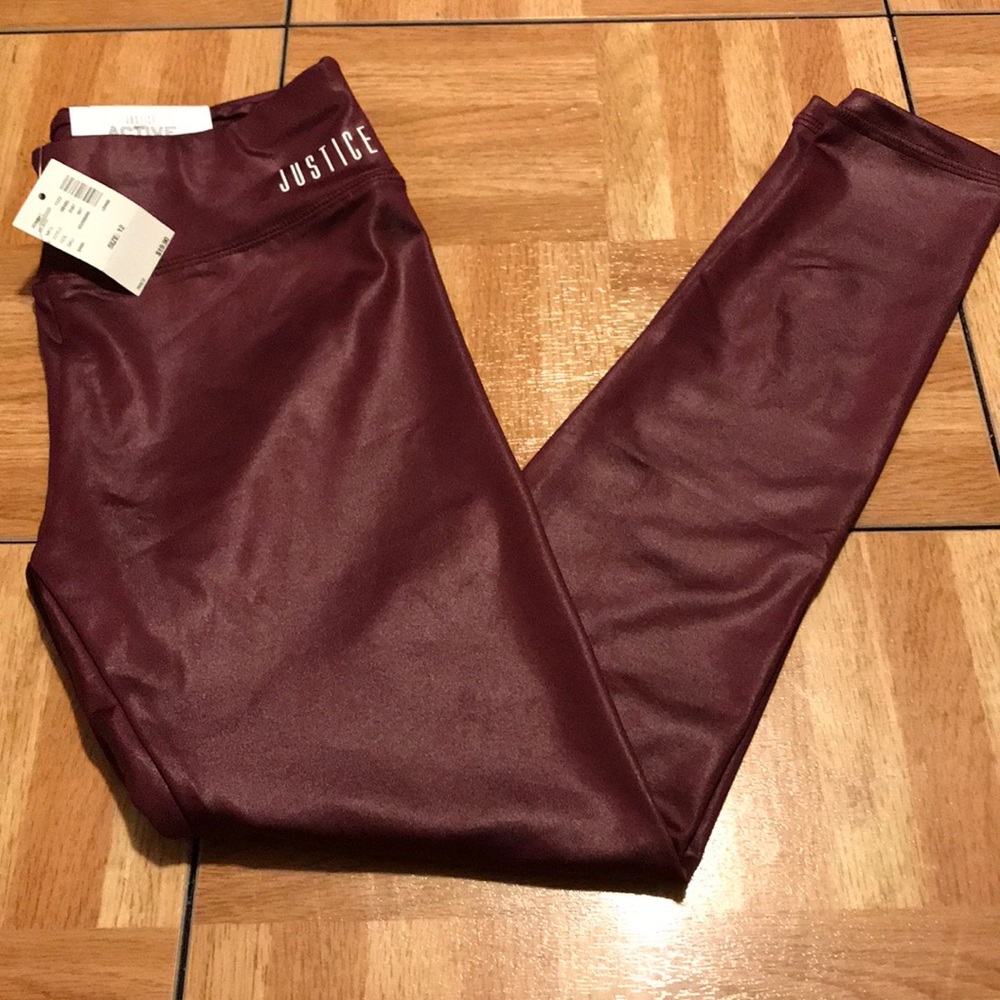 NWT Justice Active Leggings Size 12